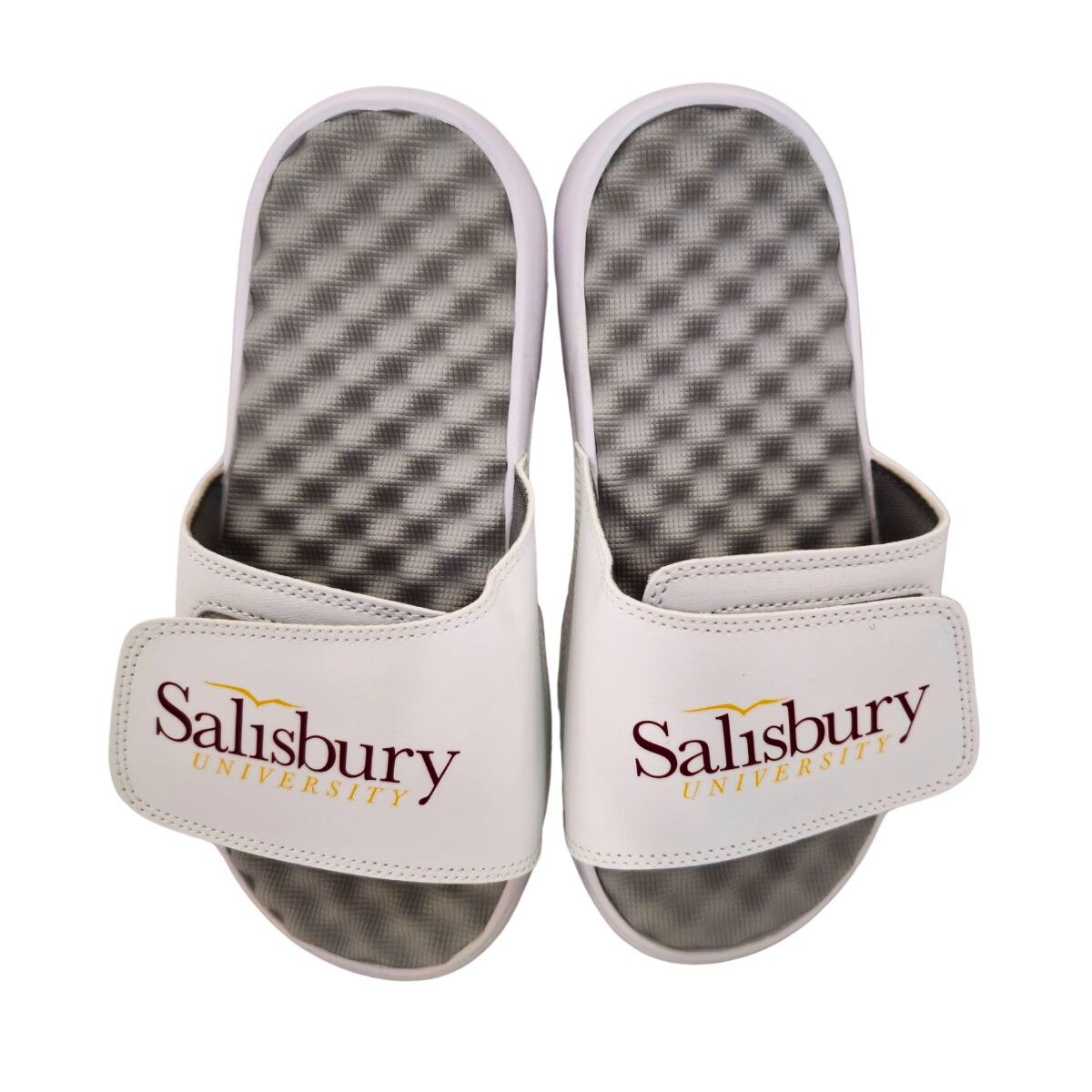 Pair White SU Logo Recovery Slides
